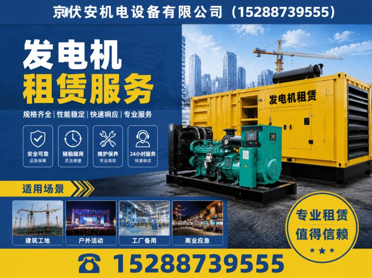 常州发电车租赁展示图