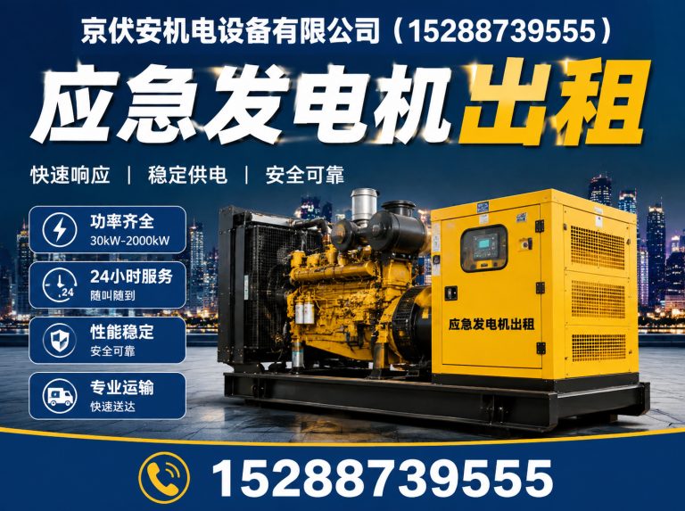 常州柴油发电机组出租展示图